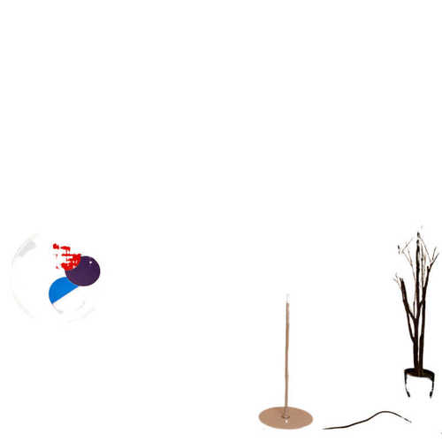 水波纹氛围灯网红双头日落灯落地灯客厅直播间背景夕阳落日灯直流