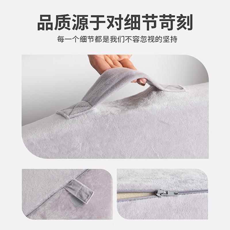 床头胃酸防反流楔三角斜坡靠靠躺垫老人床上靠背枕可定-制垫MSF11