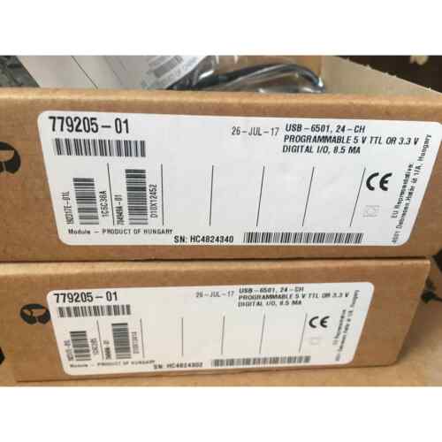 全新NI USB-6501 779205-01 USB数字I/O设备/数据采集卡