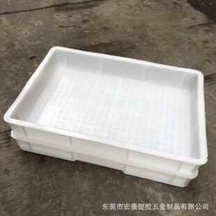 加厚白5#方盘620理*42*95m0m工业物料整KHZ方盆食品托盘色pp塑料