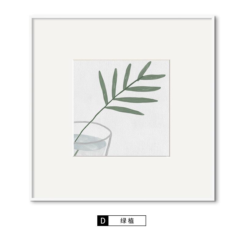 餐厅背景客厅北欧 生活现代墙简约组合碎片挂画方形画装饰画创意图片