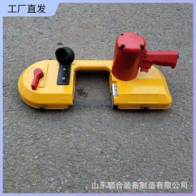 矿用钢轨切割机使用方便风动带条锯FDJ-120型矿用气动锯轨机