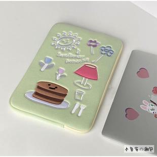 韩国Mazzzzy可爱手拿文件包13/15寸笔电包平板11ipad内胆包