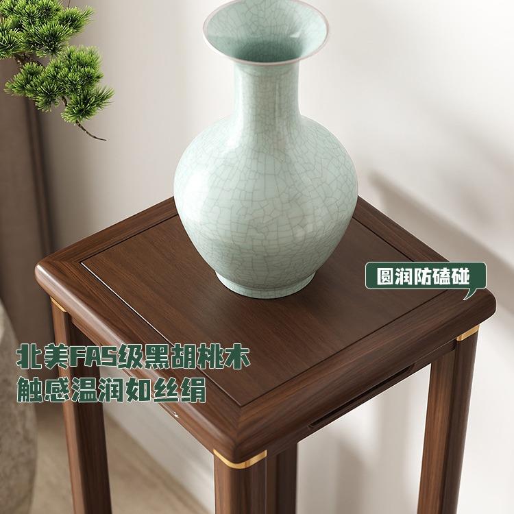 中式花架客厅多花盆架木子实GFY落地式花肉台多放层花几绿萝植物