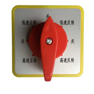 ll滕州钻铣床 机头电机转换高低速反正开关ZX50C 6350钻床配