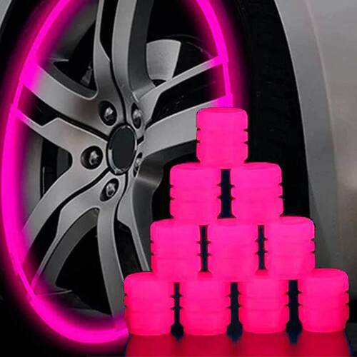 Luminous Tire Valve Cap Car Motorcycle Bike Wheel Hub Glowin
