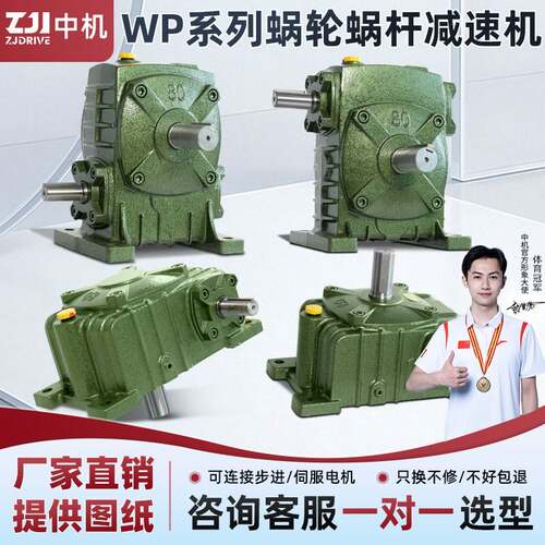 WPA WPS WPO WPX50 60 70 80 100 120铁壳蜗轮蜗杆减速机减速器箱