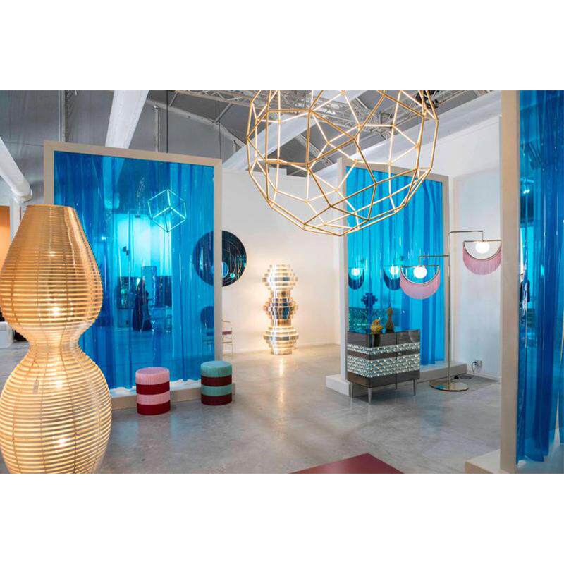 5现代厅新中式创意简轻奢卧室床头餐吧台吊灯西牙班约云石全铜灯