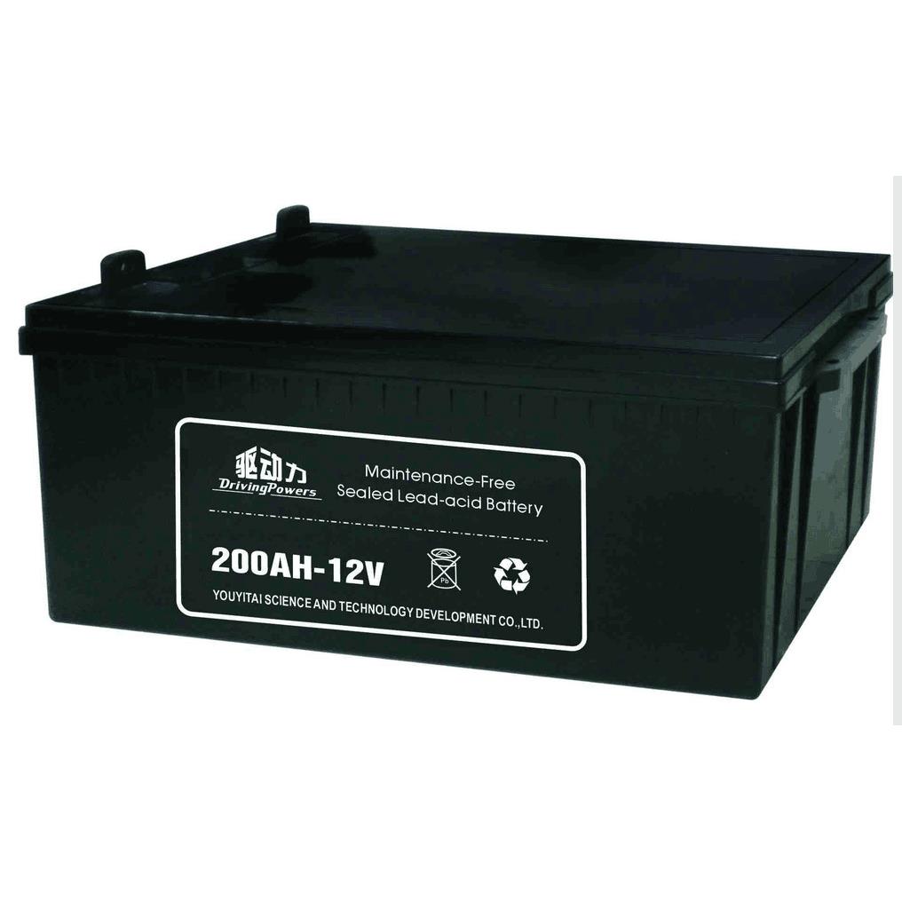 宇泰蓄电池6FM-200AH 12V200AH蓄电池 太阳能储能系统草坪灯电池