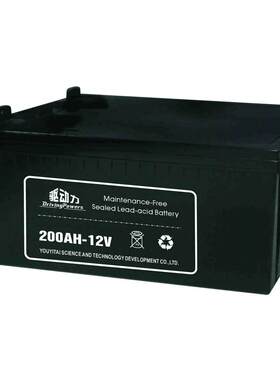 宇泰蓄电池6FM-200AH 12V200AH蓄电池 太阳能储能系统草坪灯电池