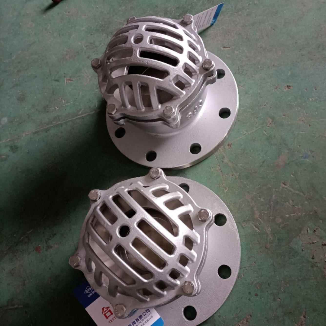 H42W-6P DN200不锈钢硬密封法兰底阀尺寸