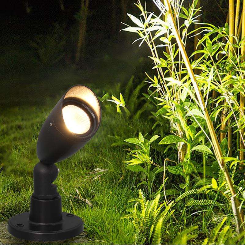 led户外防水照树灯射树灯树下射灯花园庭院圆形草坪led地插灯24V图片