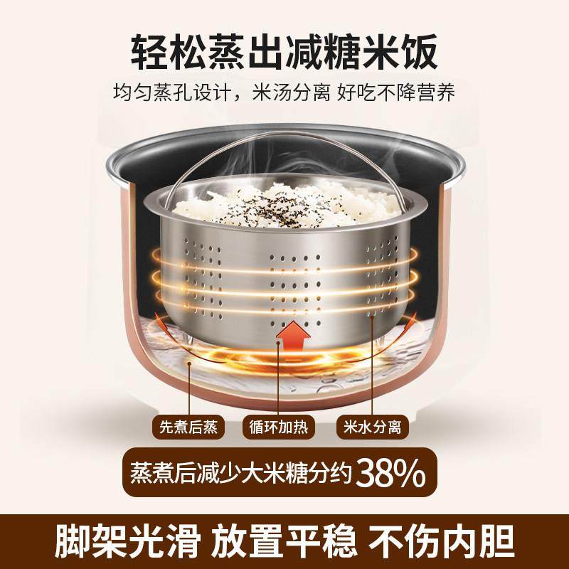 304不锈钢沥米饭蒸饭器电饭锅米汤分离蒸笼格高压锅低糠捞饭蒸笼,厨房/烹饪用具,蒸格/蒸片/蒸架,淘宝优惠券,粉丝福利购,淘宝优惠卷