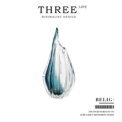 Tlife·Belig·花瓶家用轻奢北欧琉璃花器家居创意摆件|伯利格同