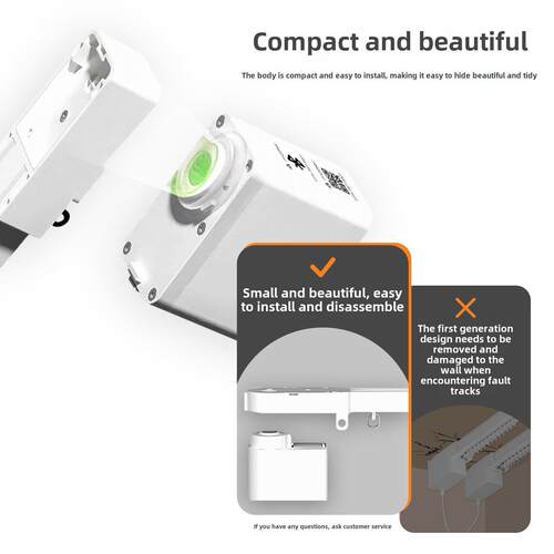 Matter智能窗帘电机直连HomeKit电动轨道thread隐藏式迷你电机