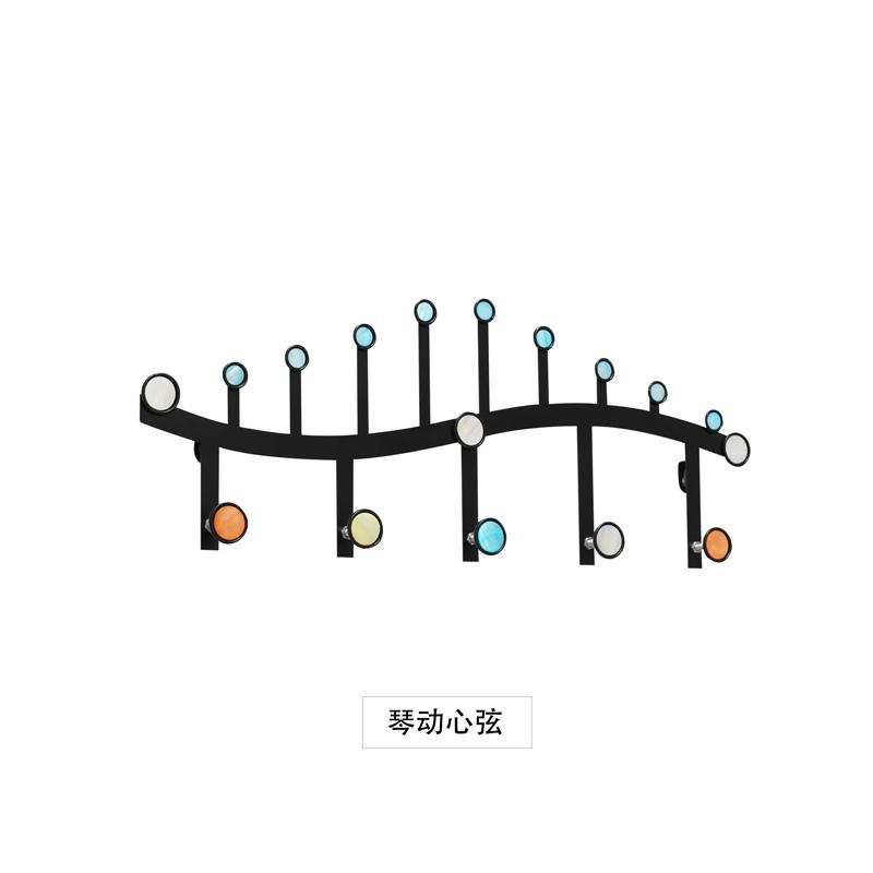物壁挂门衣帽架进门架钩挂衣服挂衣架墙壁后铁艺置玄关墙上