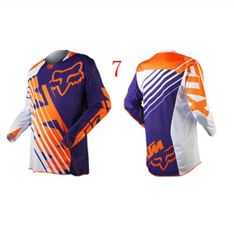 新款直销FOX秋季长袖骑行服上衣越野摩托车机车运动铁人三项山地