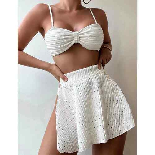 Topless bikini with three swimsuits now available