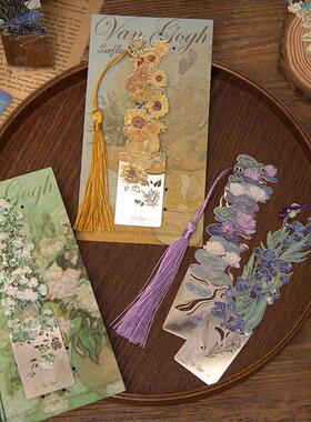Oil Painting Style Vintage Famous Paintings Metal Bookmarks