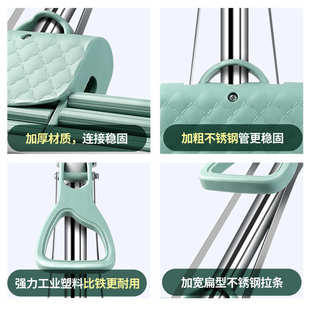 免手洗家用大号挤水胶棉吸水地拖墩布 PK7J加粗杆海绵拖把滚轮式