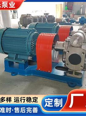 轮包3邮KCB不锈钢齿轮泵三项80V高压自吸XRX泵KCB200/300齿输送油