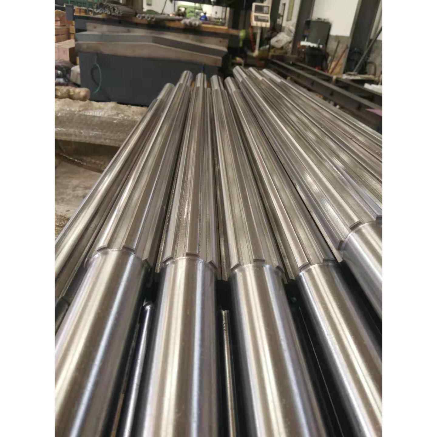 山东花键轴/渐开线花键轴/矩形花键轴/淬火花键轴/底径定心花键轴