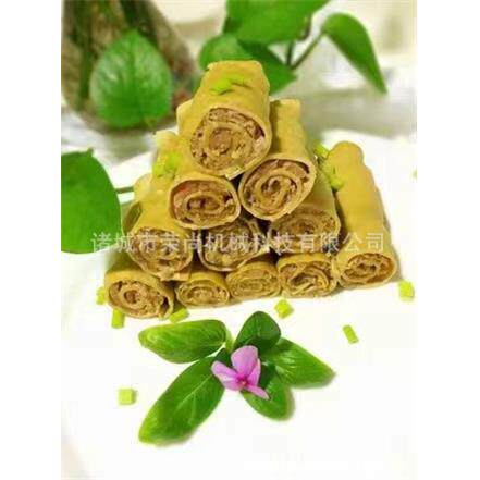 方形卷煎蛋皮饼丝机 春卷皮制皮机 带切刀切断蛋皮机