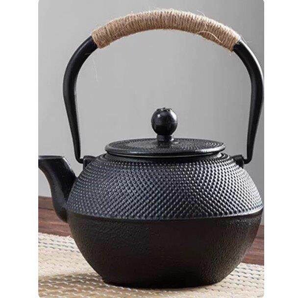 铁壶小丁铸铁茶壶围炉煮茶的壶复古日式烧水壶茶具套装