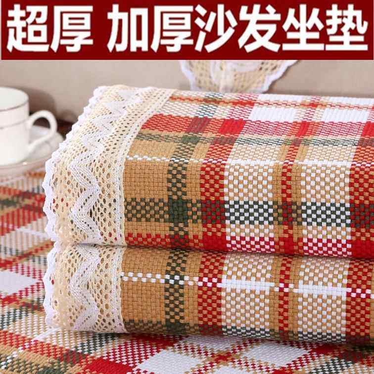 老粗布沙发垫纯棉全棉四季通用布料单人布艺棉麻亚麻盖布巾防滑罩
