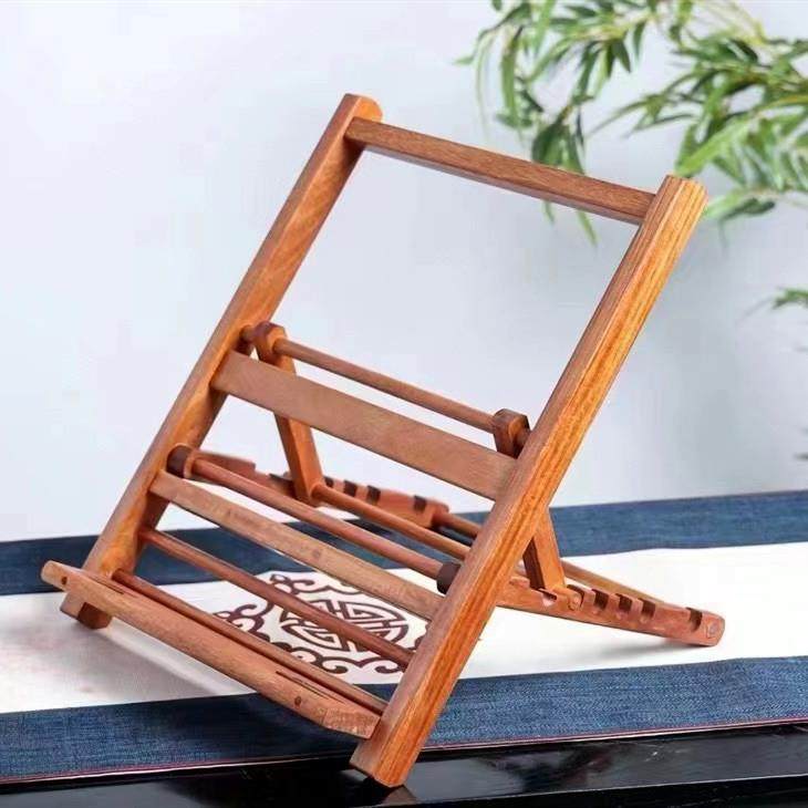 红木折叠书架实木阅读底座经书架中式可调节角度花梨木展示架包邮,住宅家具,红木书柜/书架,淘宝优惠券,粉丝福利购,淘宝优惠卷