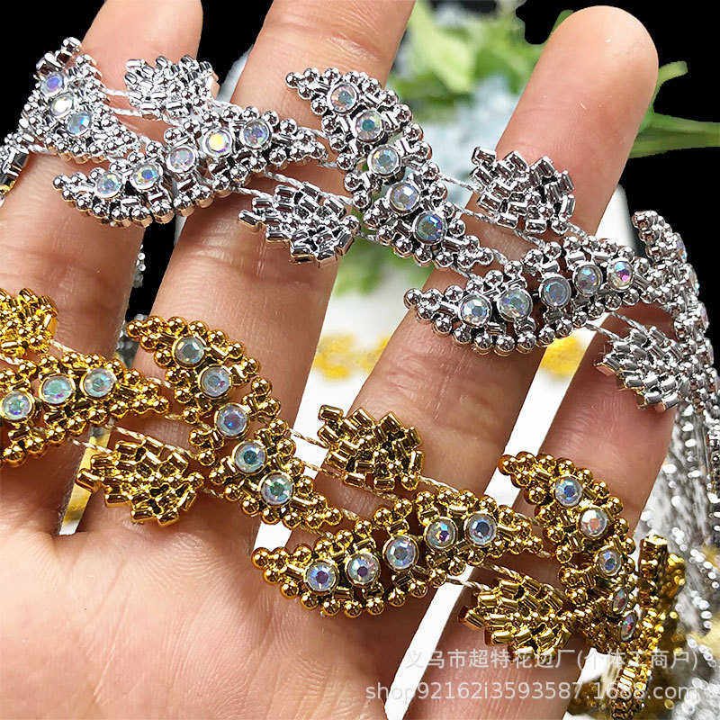 新品带钻链条花边辅助料菱形人鱼链条电镀金色银色带钻链条民族风,居家布艺,花边,淘宝优惠券,粉丝福利购,淘宝优惠卷