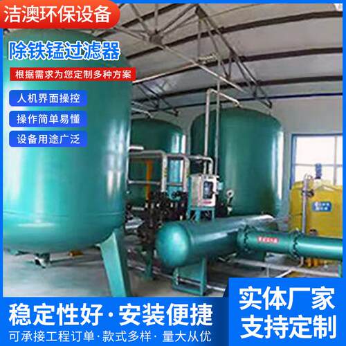 20T30T除铁锰过滤器一体化净水器除氟过滤器
