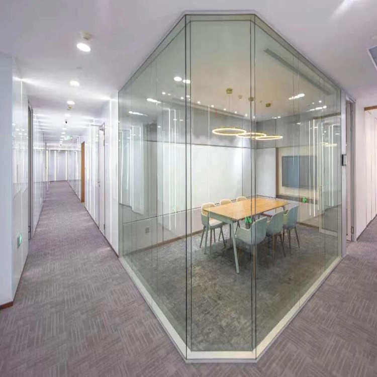 3公分极窄边框单玻全景玻璃隔断墙办公室铝合金双玻百叶钢化玻璃,住宅家具,庭院屏风,淘宝优惠券,粉丝福利购,淘宝优惠卷