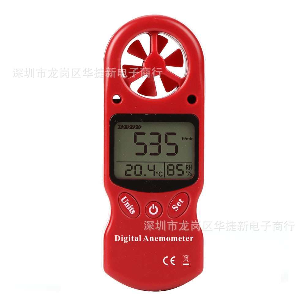 数字风速计温湿度风速仪家用风速新款 风速表风力测量仪等级