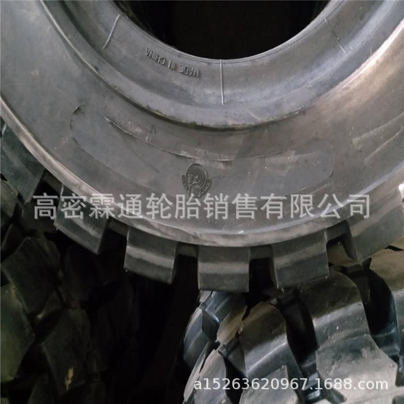 新款平板车工程机械轮胎4.00/5.00-8/7.00-12实心合力叉车轮胎现