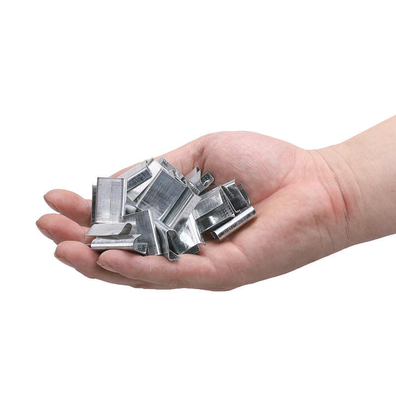 进口1608打包扣 批发打包封箱镀锌塑钢扣铁皮扣 pet塑钢打包扣