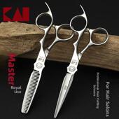 消防员理发剪刀扁平剪刀无缝齿剪稀疏发型师特别理发套装 专业理发