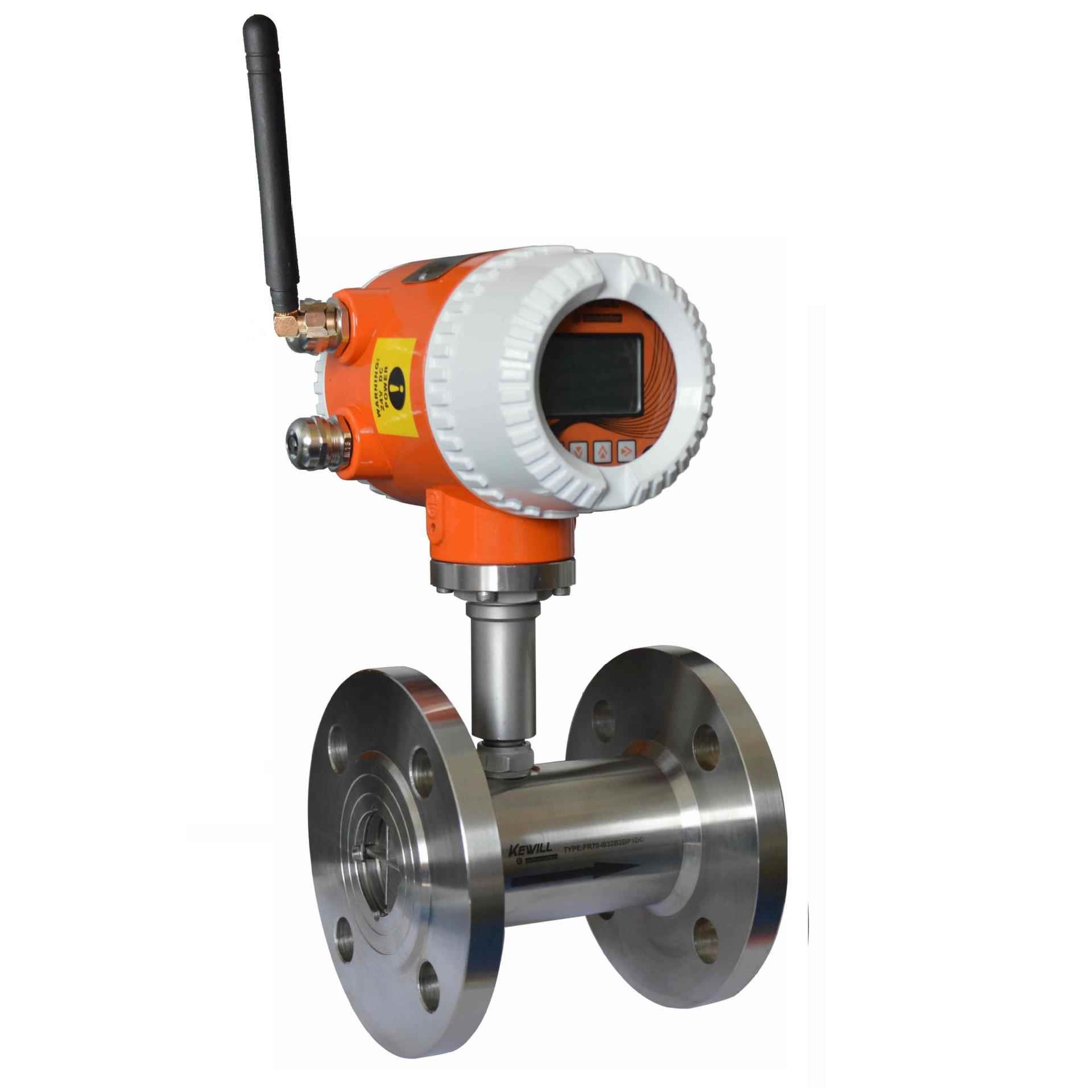 蒸汽天然气液体流量监测通用NB-IOT无线LoraWan智能超声波变送器