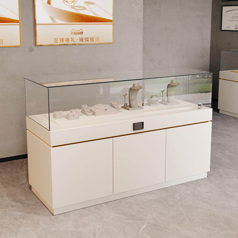 博物馆展柜瓷器精品木质展示柜古董珠宝首饰玻璃柜台产品展览柜台