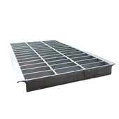 西安热镀锌钢铬板现货钢铬板平台踏板不锈钢网格板工程建筑网铬板