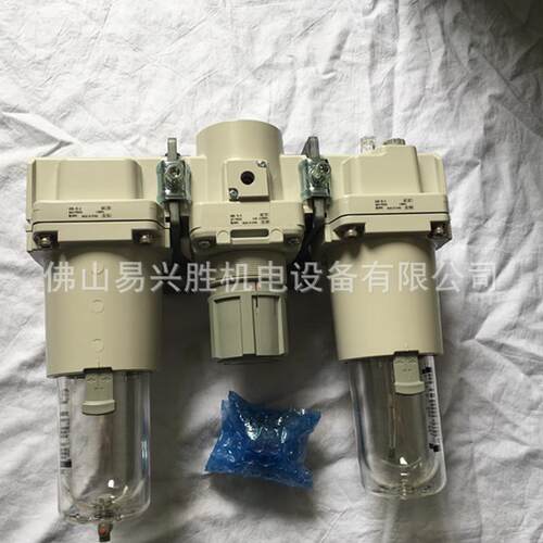 现货原装气动三联件 AC60-10G-B RC1寸口空气过滤组合