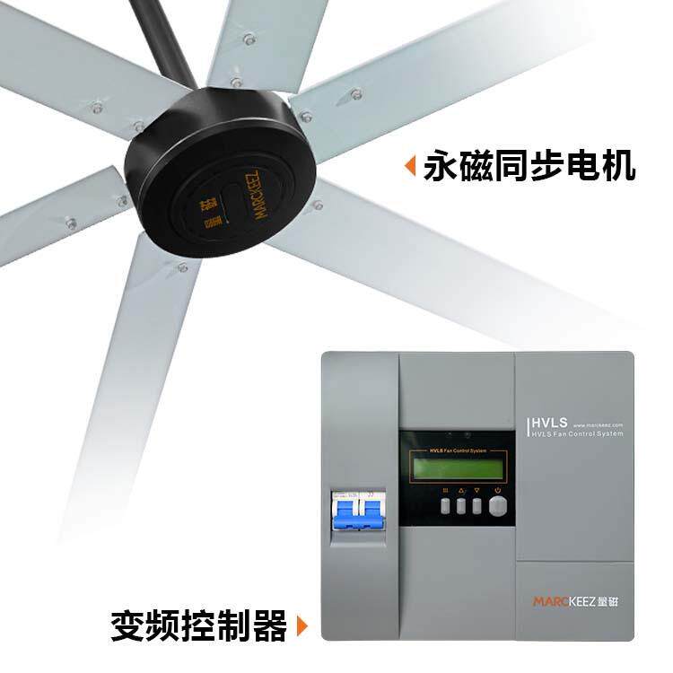 克吊奥扇商用吊顶扇铝叶工业电风厂CVQ扇风力客厅扇大明工吊风顶5