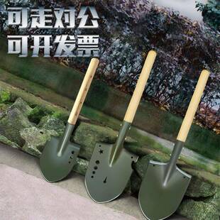 多功能锰钢兵工铲野营钓鱼折叠铁锹户外工兵铲便携式铲子钓鱼铲