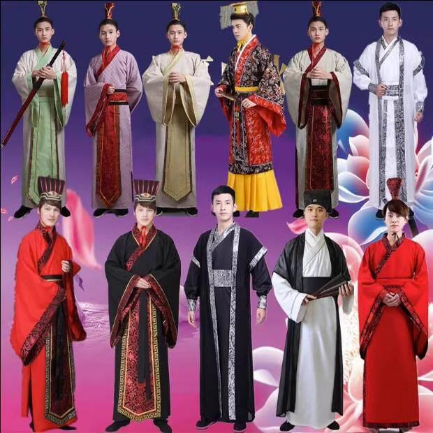 新品鸿门宴大臣使臣演出服装刘邦项羽张良樊哙项庄古装汉服课本剧