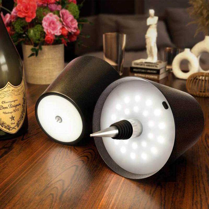 cordless bottle lamp小台灯极简小夜灯创意小夜灯创意DIY 酒瓶灯