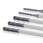 4槽球头立铣刀实心硬质合金数控螺旋铣刀 4柄 批发 新款