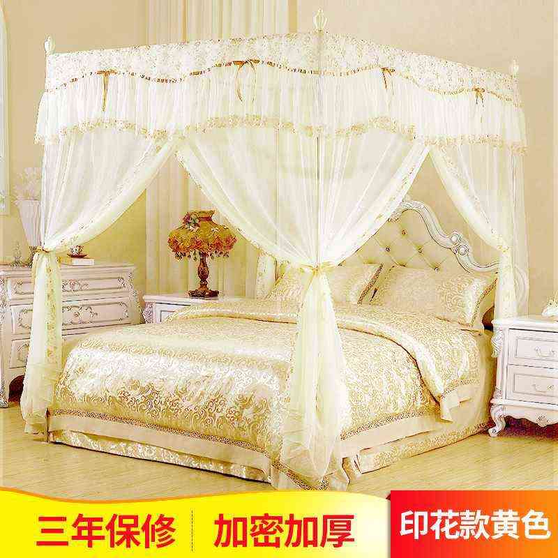 宫廷18m1床风纹2 家用2老式加密.米账20x21..公主批发5m.蚊帐落地