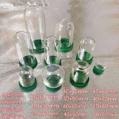 5X Dia 12mm 20mm 25mm 30mm 40mm Glass Dome Cloche Bell Jar