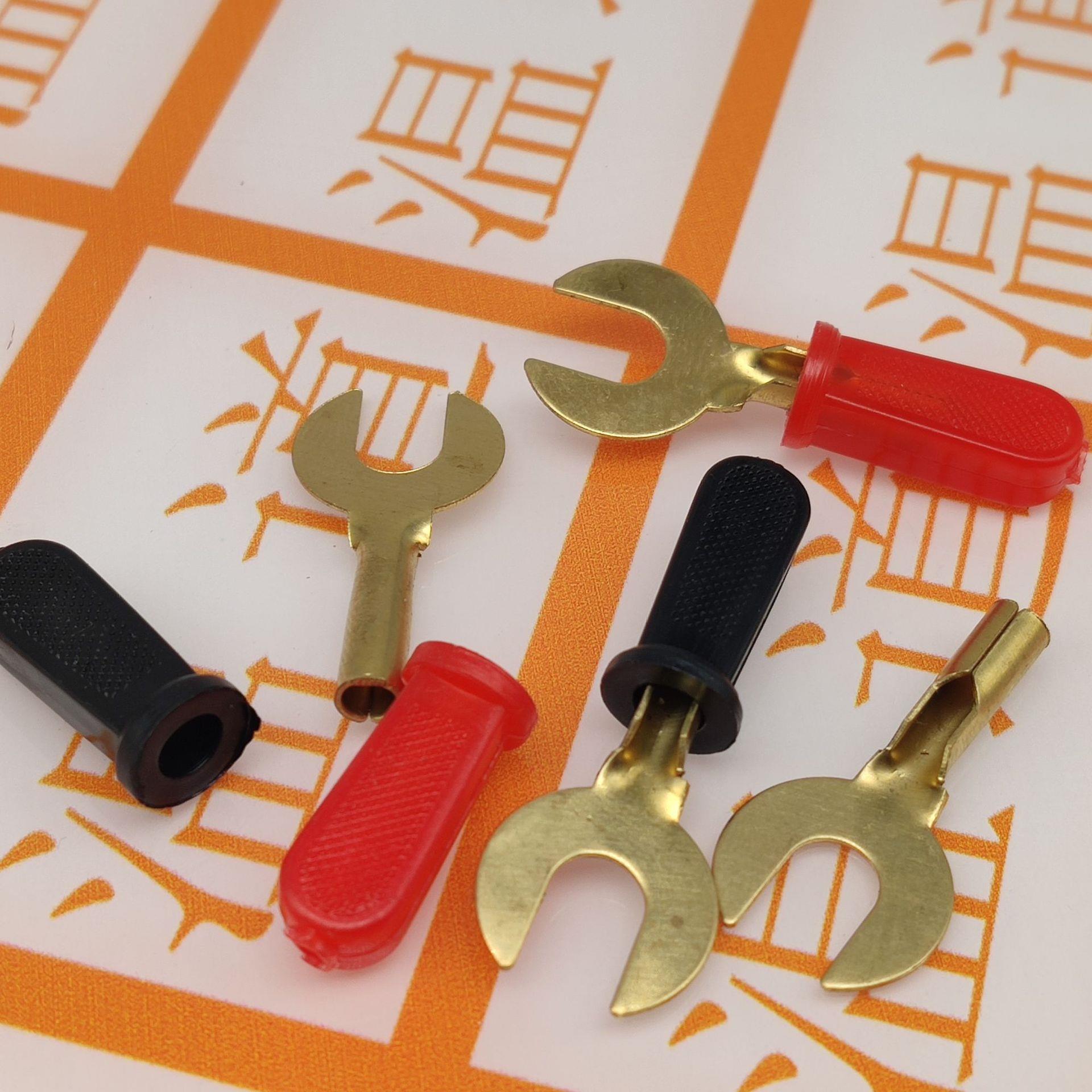 U型接线UDR压接线端子叉物实验导冷线叉头理叉片铜件6MM