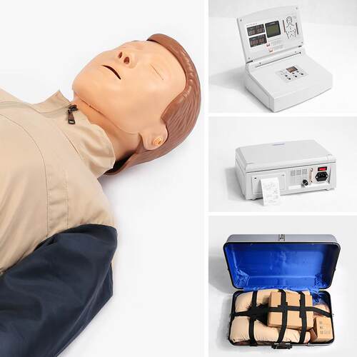 医博液晶屏高级心肺复苏模拟人BIX/CPR580/人工呼吸急救训练模型